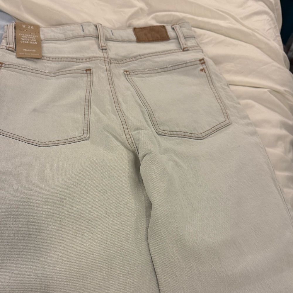 Madewell Vintage Wide-Leg Light Denim Jeans 26w - Picture 2 of 7